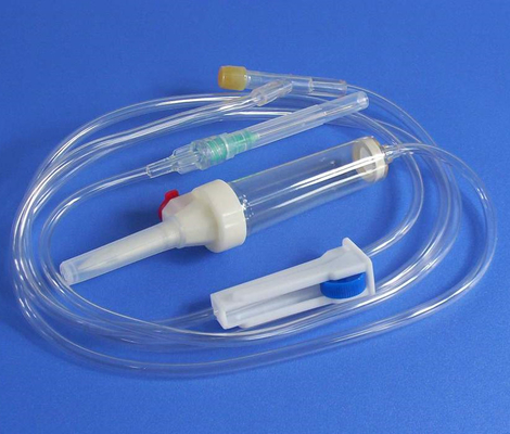 30mm Blood Filter Disposable Blood Transfusion Infusion Set With Injection Port